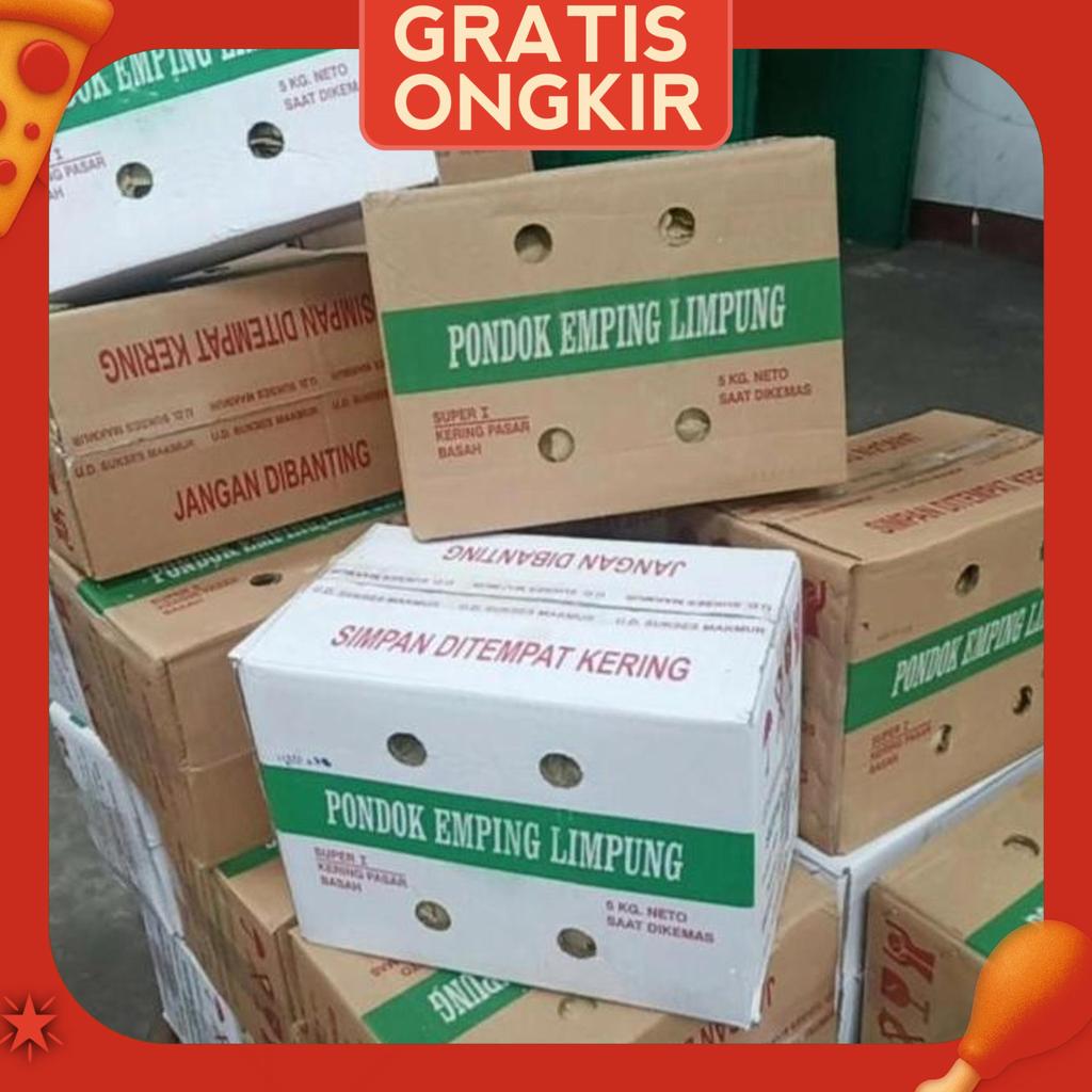Emping Melinjo Mentah 1 Dus Isi 5 Kg