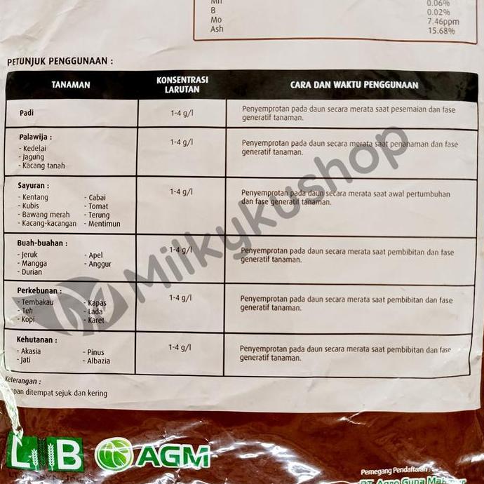 PUPUK FELO RG02 500 GRAM NPK  30 10 10 KEMASAN PABRIK