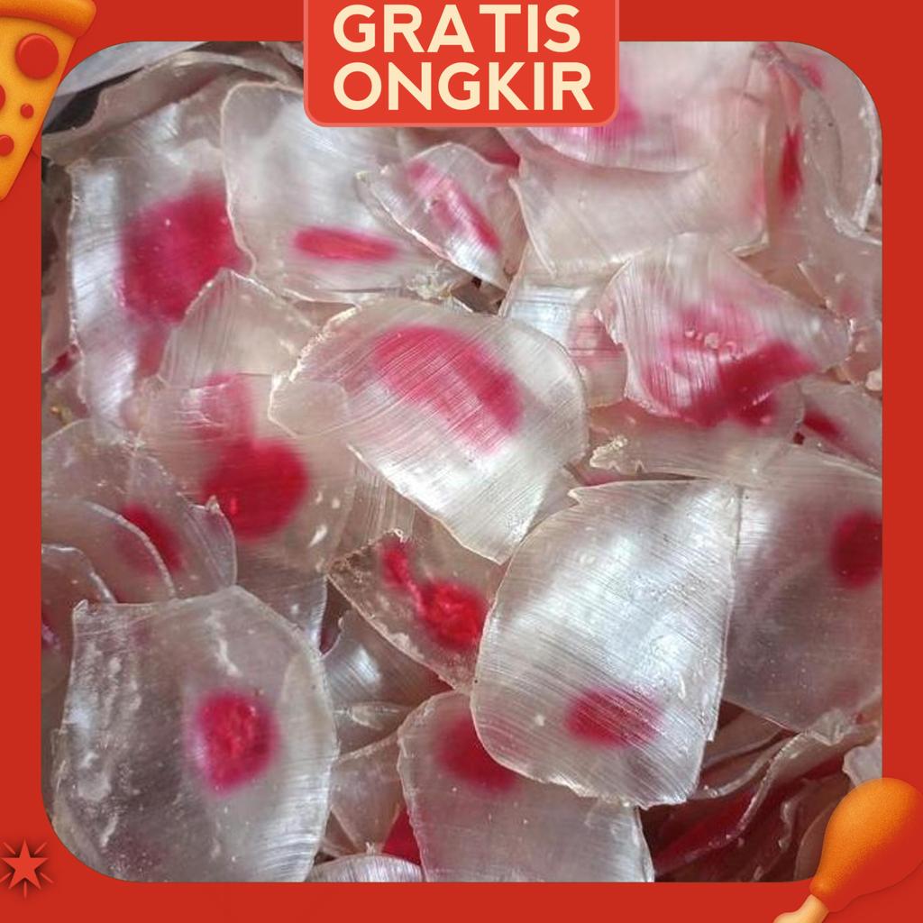 Kerupuk Merah Putih Mentah Medan 1Kg