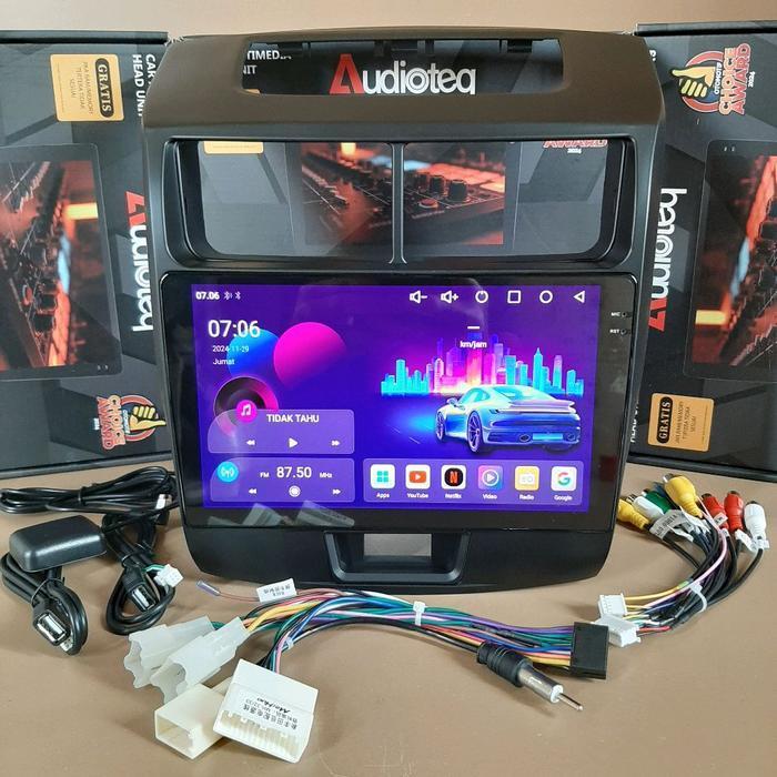 Head Unit Android All New Avanza 2012 - 2018 Android 9 Inch Audioteq Avanza Ram 2/32 Gb Original Dan