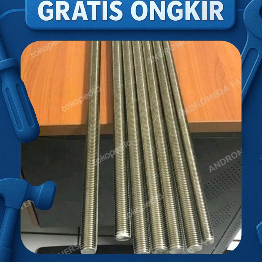 Asdrat Stainless M8 / Long Drat / As Drat Stainless 304 M8