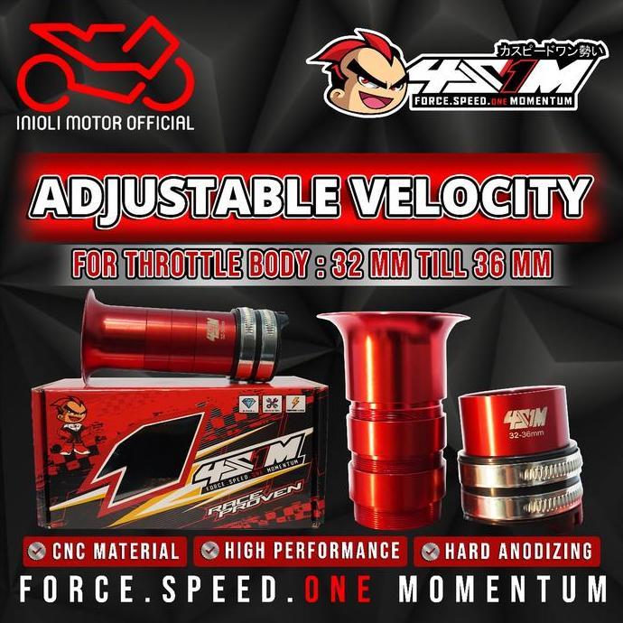 VELOCITY RACING 4S1M 32MM 34MM 36MM AJUSTABLE VELOCITY UNIVERSAL THROTTLE BODY TB 32 34 36 MM MX KIN