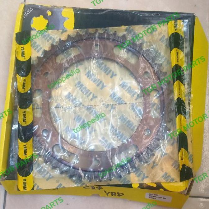 GIR GEAR SET PAKET CHAIN KIT CRF 150 RANTAI 428H TEBAL MERK YIMM Terlaris