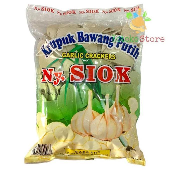 Kerupuk Bawang Putih Ny. Siok 500Gr
