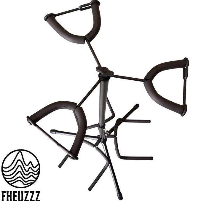 Stand Gitar Guitar Akustik Elektrik Bass Ukulele Long Neck Single Dan Triple Hercules