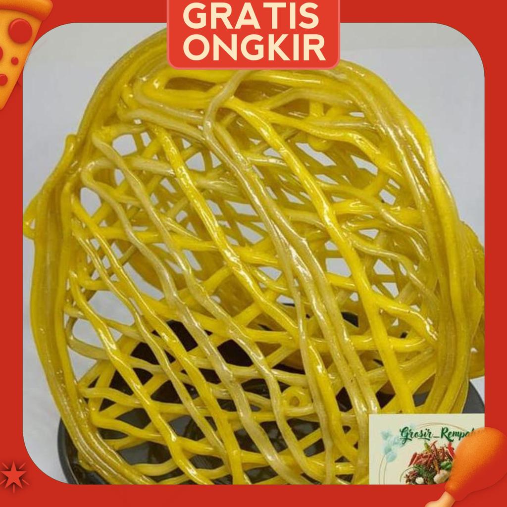 Kerupuk Mie / Kerupuk Mie Kuning Mentah - 1Kg