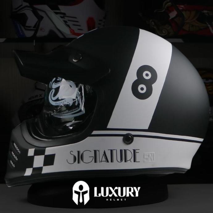 Helm Cakil - Helm Jp Retro Signature - SG03 - Classis Terlaris