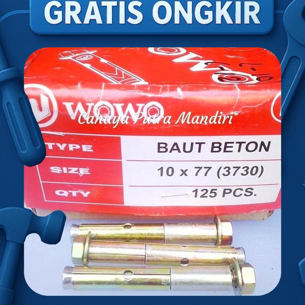 Dinabolt 10X77/Dinabolt Wowo 10X77/ Baut Mur Tembok 10X77