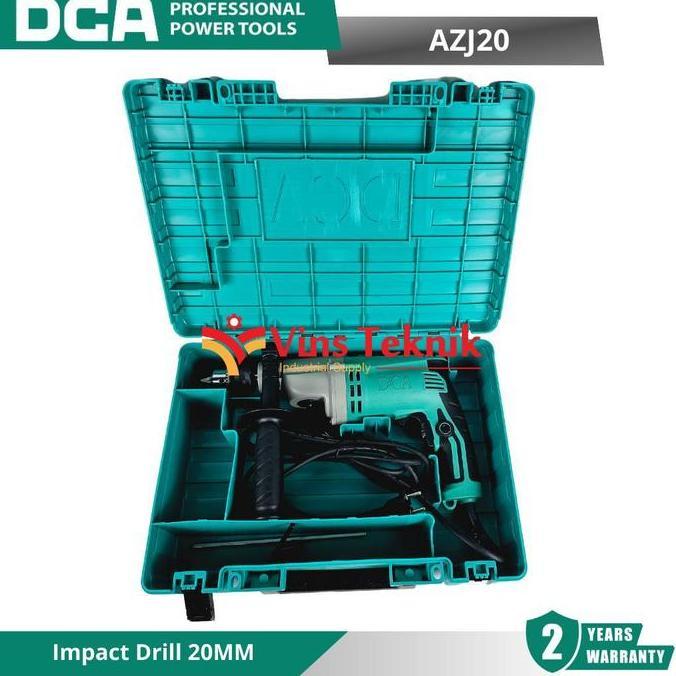Promo Dca Azj20 Mesin Bor Tembok Listrik Impact Drill 20Mm 720Watt Azj 20
