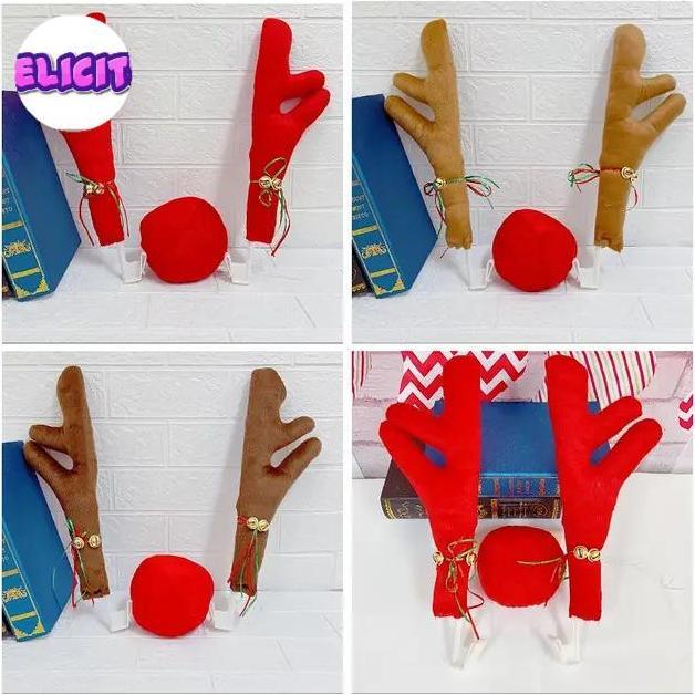 TANDUK RUSA MOBIL DEKORASI NATAL HIASAN TANDUK RUSA UKURAN JUMBO ORIGINAL DAN TERPERCAYA