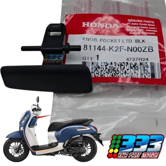 knob pocket tombol pembuka tutup laci scoopy new 2021 prestige original 81144K2FN00ZB