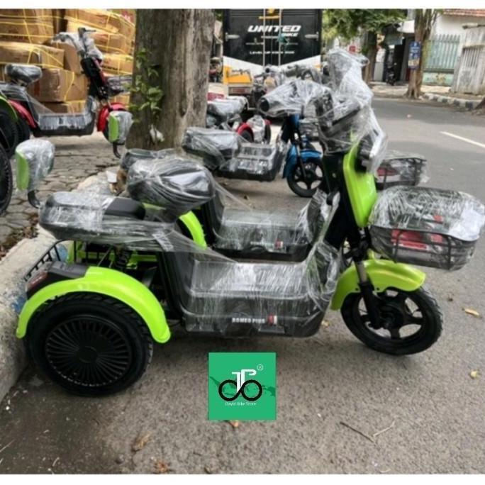 (DISKON) Sepeda Listrik (roda 3) Uwinfly Romeo + (Generasi TERBARU)