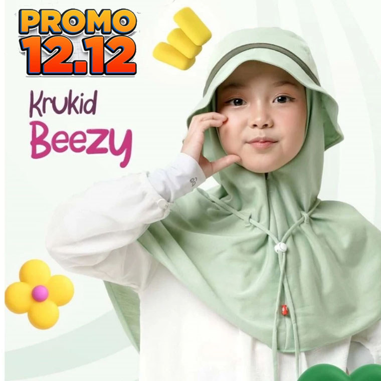 Rabbani - Krukid Beezy | Kerudung Topi | Kerudung Topi Anak Terbaru AsShamad.Shop