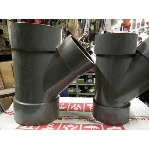 Y 45' Rucika 6" / Rucika Y 6" / Sambungan Pipa Pvc Rucika D  Sale