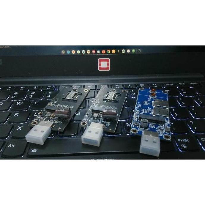 New- Adaptor NGFF key B to USB dengan slot sim | Adaptor modem rakitan