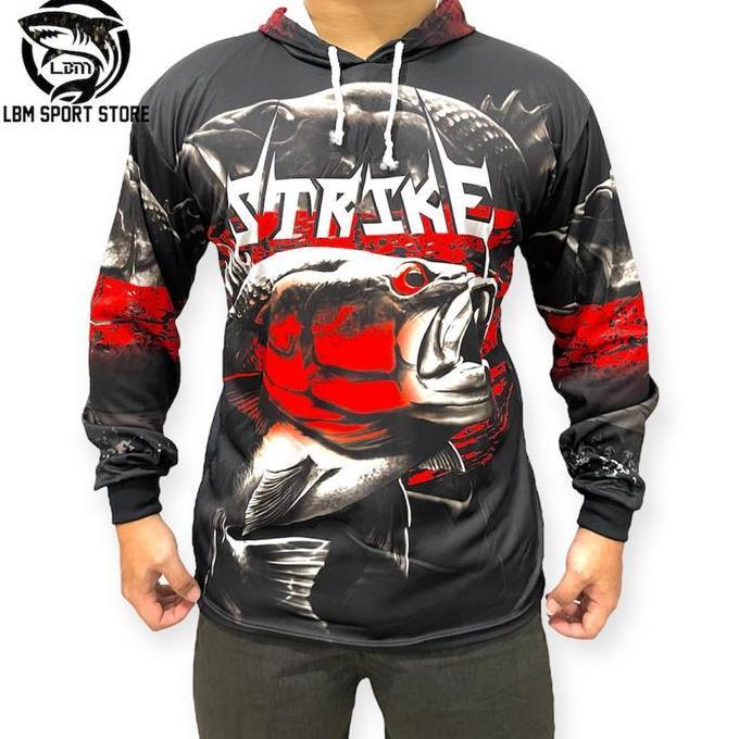 JERSEY MANCING UDANG LOBSTER KAOS UDANG LAUT LENGAN PANJANG