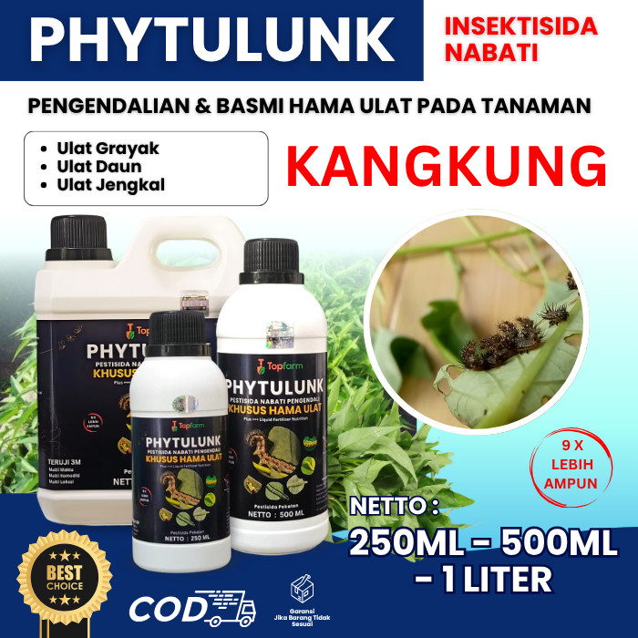 Obat Ulat Topfarm / Obat Hama Daun Kangkung / Obat Ulat Daun Kangkung / Obat Semprot Hama Daun Kangk