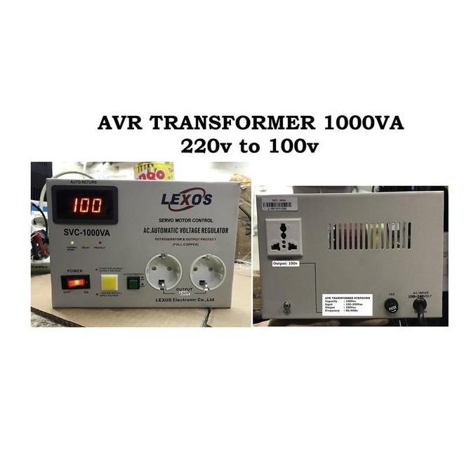 Stabilizer Step down digital 1000 220v ke 120v 220v ke 110v ke 100v Murah