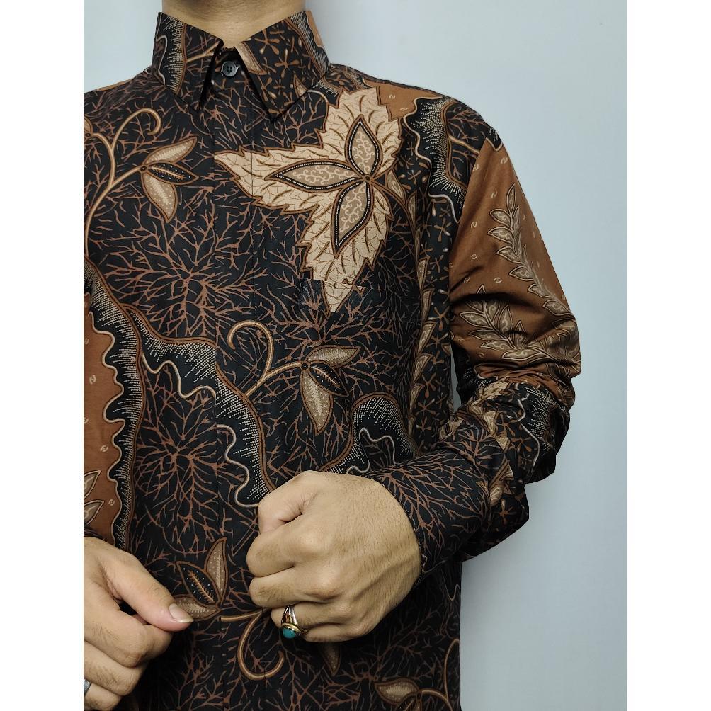 Gogatomi - Kemeja Batik Lengan Panjang Minimalis Hamada Fashion / Kemeja Premium / Kemeja Hamada Mod