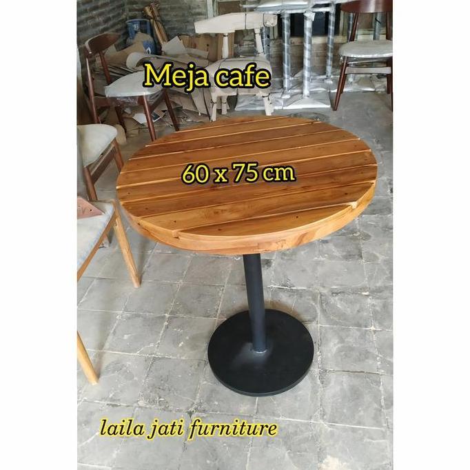 Terlaris Meja Cafe , Meja Cafe Kayu Jati , Meja Kaki Besi
