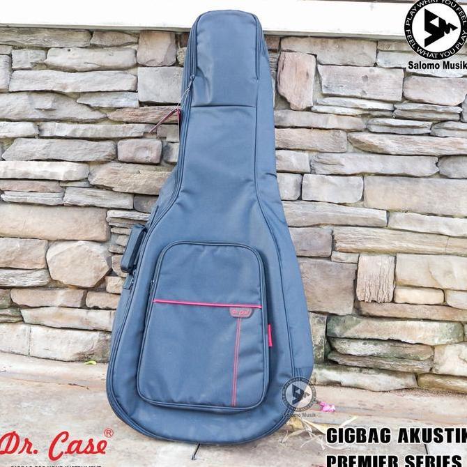 Dr Case Gigbag Gitar Akustik Acoustic Jumbo Premier Series Hitam DRPS130 Promo Premium
