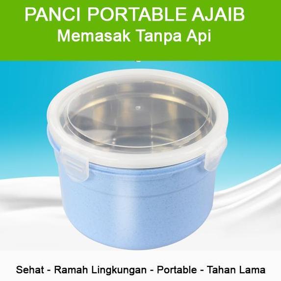 Panci Pemanas Tanpa Api/Listrik Lunch Box Penghangat Makanan AGR