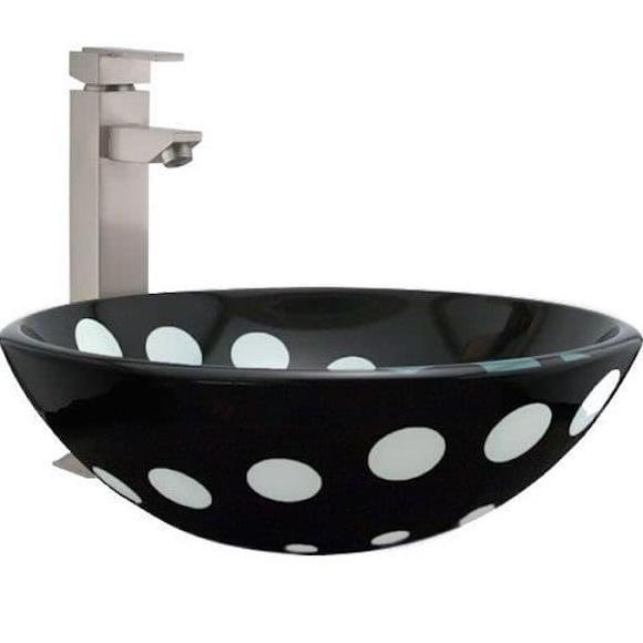 Wastafel kamar mandi - Wastafel cuci tangan kaca - P91 Promo Premium