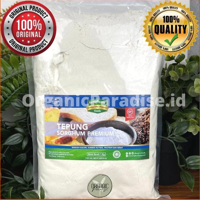 Tepung Sorghum Premium 1 Kg / Tepung Sorgum / Sorghum Flour 1Kg