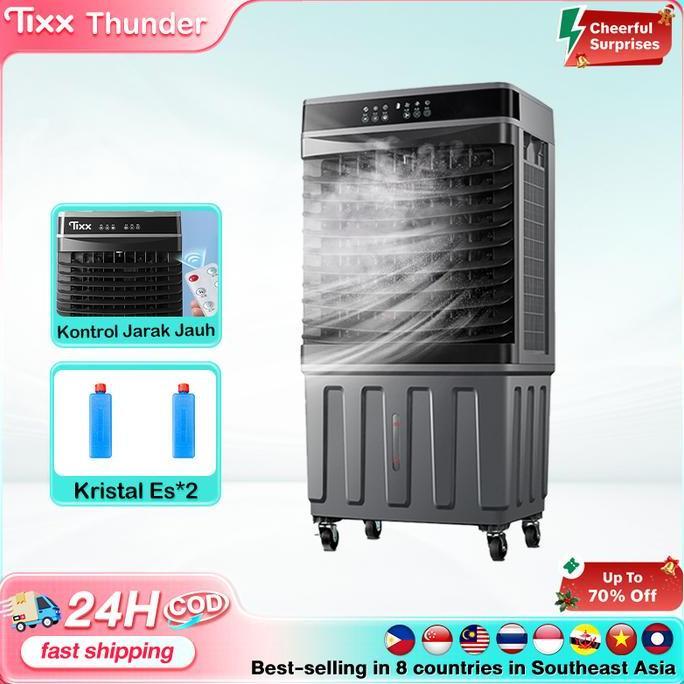 DEPAMA_T - TIXX AIR COOLER KIPAS ANGIN PENDINGIN COLD FAN TANGKI BESAR 4L REMOTE