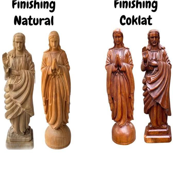 Terlaris Patung Rohani Bunda Maria Patung Maria Kayu Patung Ave Maria Roh Kudus