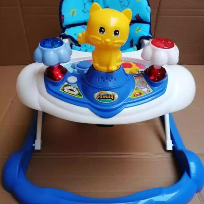 baby walker family musik+lampu mainan
