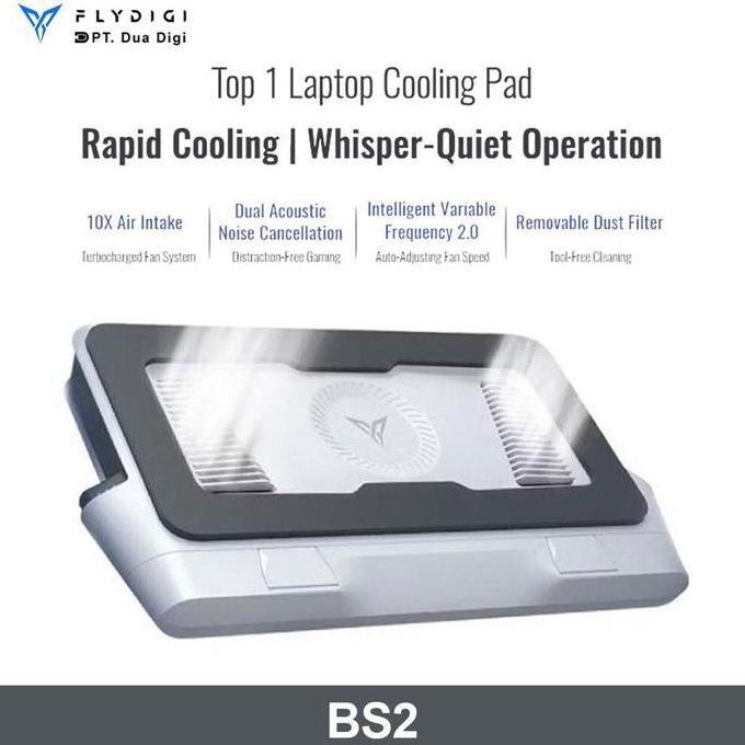 DEPAMA_T - FLYDIGI BS2 LAPTOP COOLING FAN TURBO PENDINGIN NOTEBOOK DENGAN KONTROL SUHU