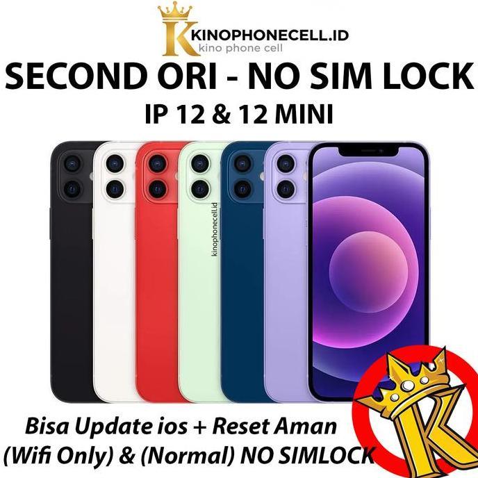 Terlaris Iphone 12 64Gb 128Gb 256Gb Bekas Second Mulus 64 128 256 Gb Apple 12