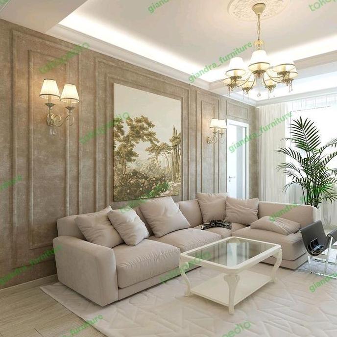 Terlaris Set Sofa Minimalis/Set Sofa L Minimalis/Sofa L Terbaru/Sofa Modern