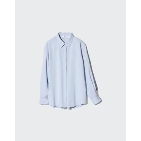 JASTIP Women Blus Rayon Kemeja Lengan Panjang Wanita UNIQLO SALE