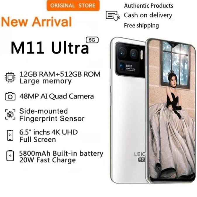 Terlaris Handphone Hp M11 Ultra Smartphone 8Gb 128Gb Global