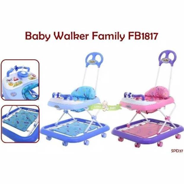 Baby Walker Family FB 1817 Dorongan Bayi Alat Bantu Bayi Jalan roda