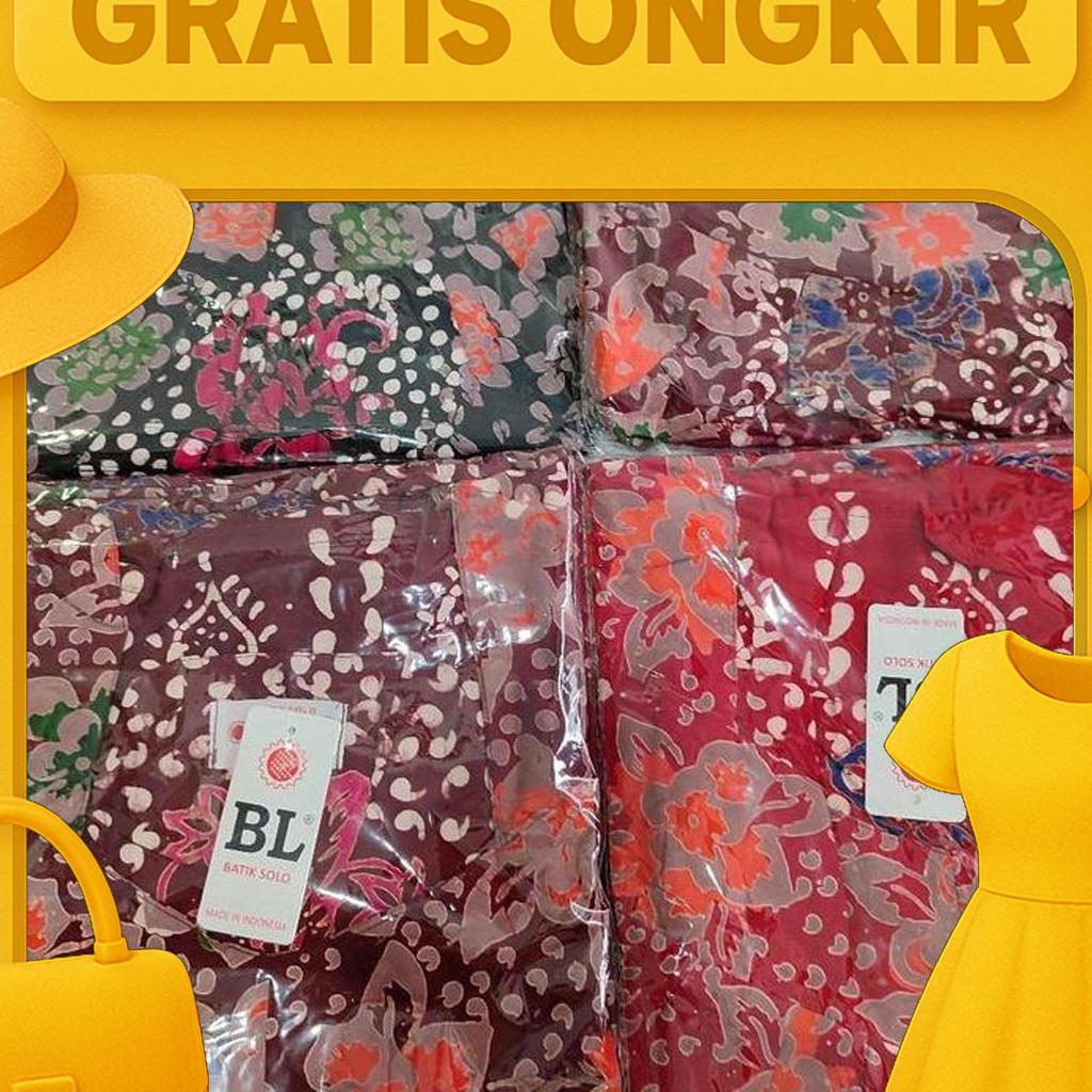 Daster Batik Bl Super Jumbo Cetak Solo