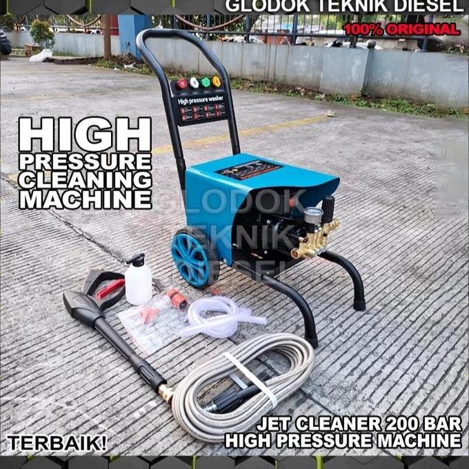 MESIN STEAM CUCI TEKANAN TINGGI 200 BAR MOTOR & MOBIL JET CLEANER WASHING HIGH PRESSURE CLEANING MAC