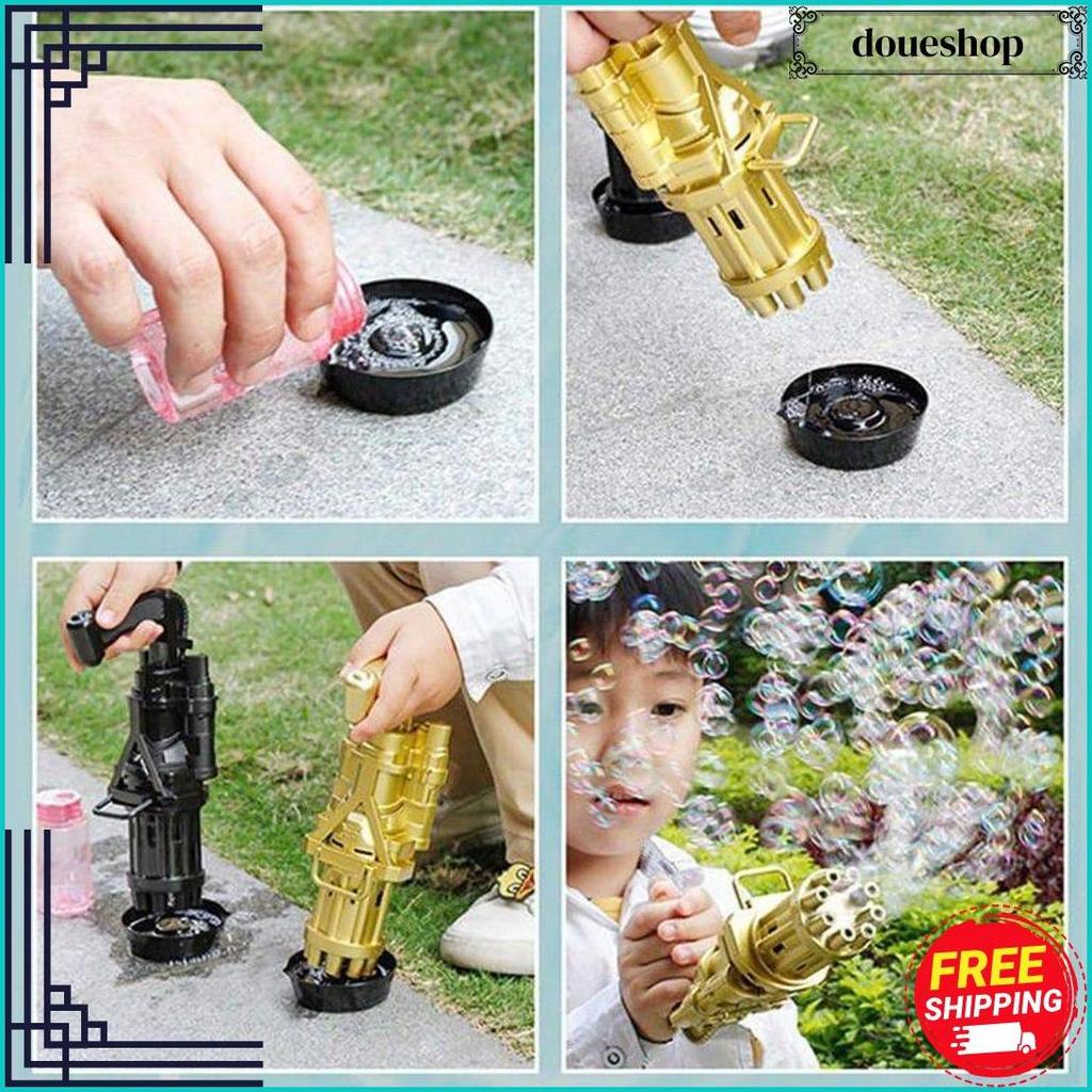 Mainan Bubble Gun Tembakan Gelembung Bubble Elektrik Trend Tiktok Bisa Cod
