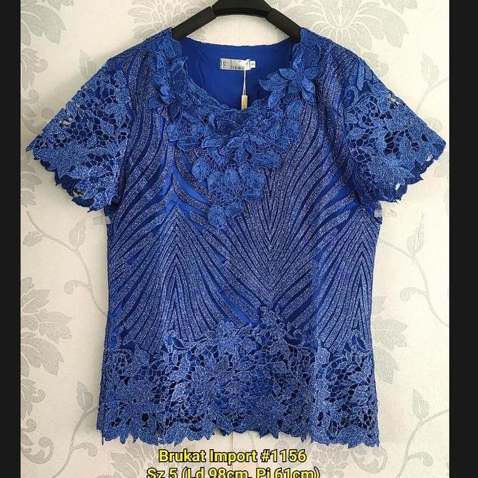 BLOUSE BRUKAT PESTA IMPORT/BAJU ATASAN IBU-IBU S02