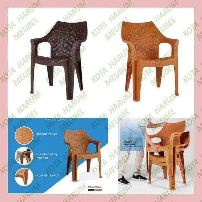 Terlaris Kursi Santai Kursi Plastik Kursi Teras Olymplast Ol 508 Murah Bandung