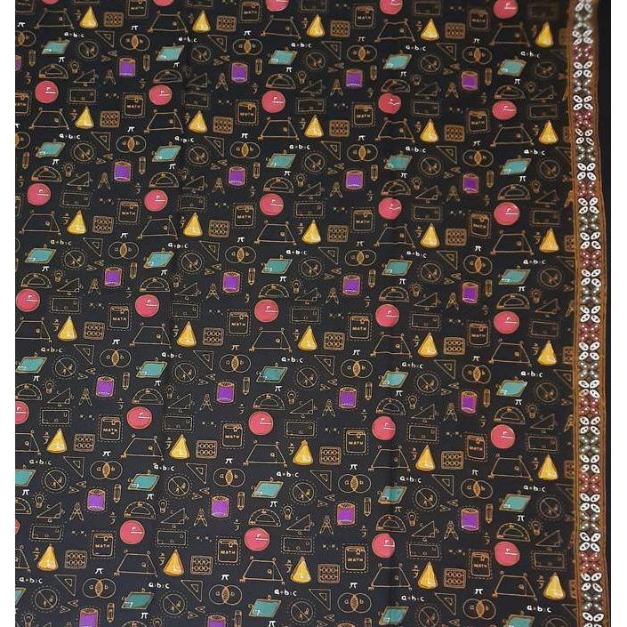 Batik Matematika Motif Bangun Datar dan Bangun Ruang