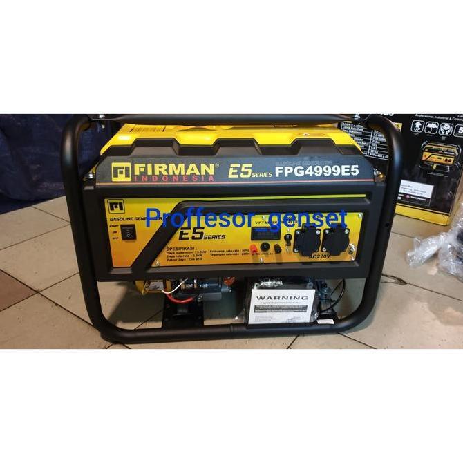 (Ready) Genset 3500 Watt Gasoline Firman Fpg4999E5