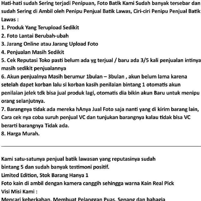 BATIK LAWASAN BATIK TULIS batikartindonesia