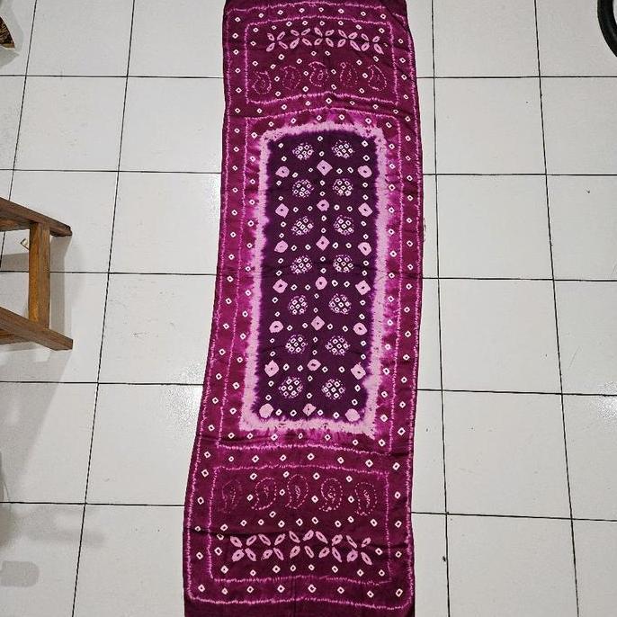 Batik Tulis Lawasan Selendang SUTRA jumputan