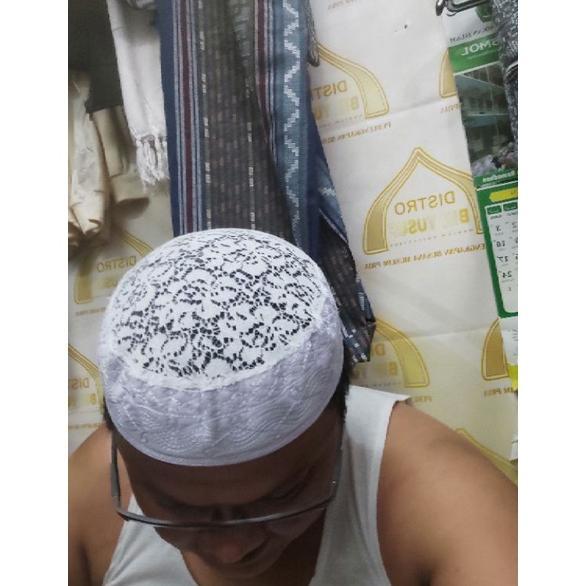 Madinah, Peci Madinah, Peci Jaring, Peci Putih Hemat