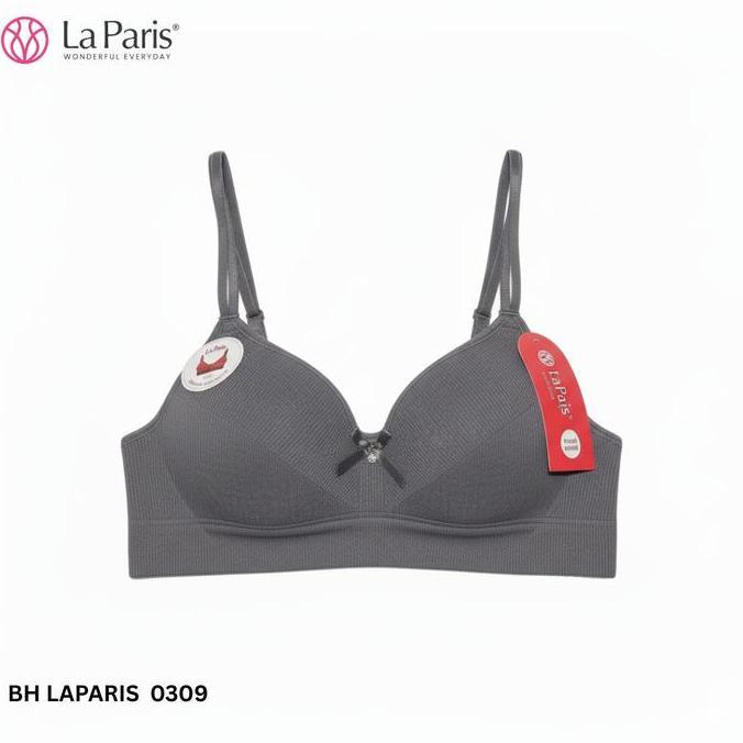 Murah BRA Wanita BH LAPARIS CUP A Kecil Busa Tipis Tanpa Kawat Motif Kait 3 Size 32-38 LAPARIS 0309 
