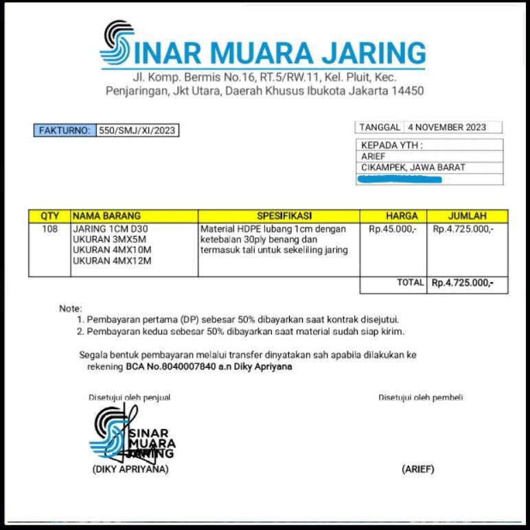 Bisa Cod Jaring Pe Tebal Lubang 1Cm D36/Jaring Keramba/Jaring Tebal/Jaring Ayam Tebal/Jaring 1 Inch 