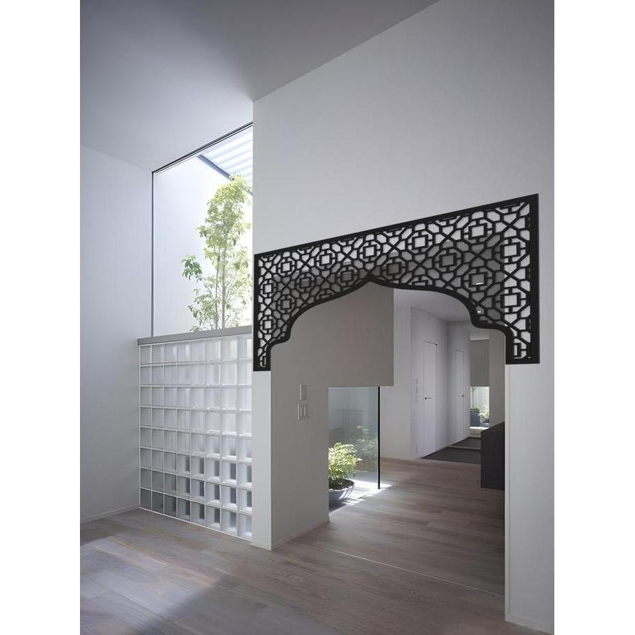 Hiasan Ornamen Pintu Mushola Rumah | Krawangan Pintu Mushola V2